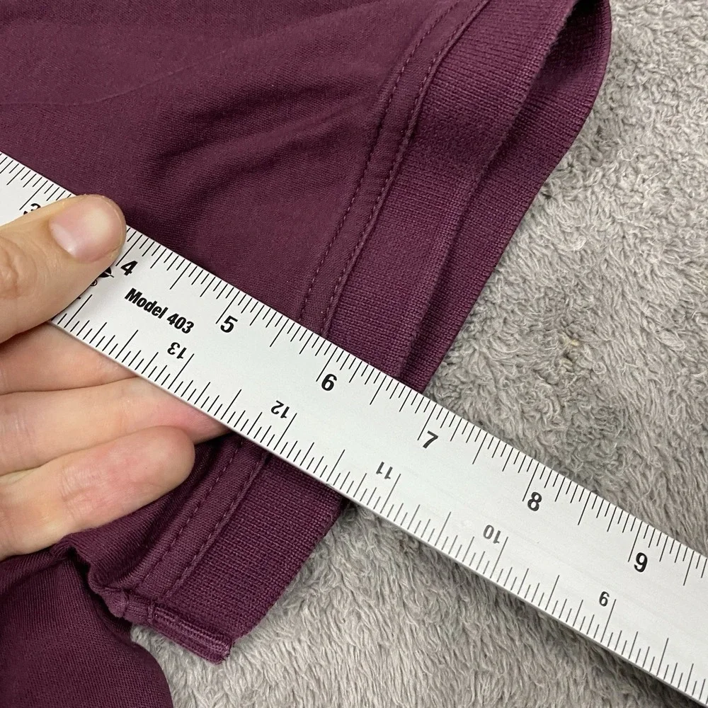 Banana Republic Luxury Touch Polo Mens Tall XL Burgundy Buttons Short Sleeve